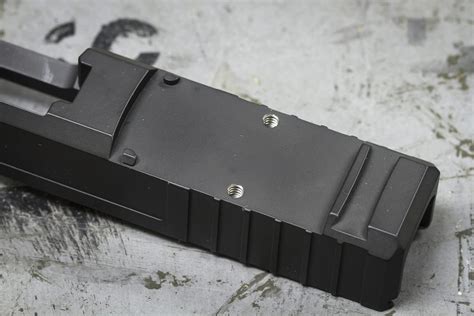 Ultralight Slide For Glock 17 Gen 3 Armor Black RMR Cut Poly 80