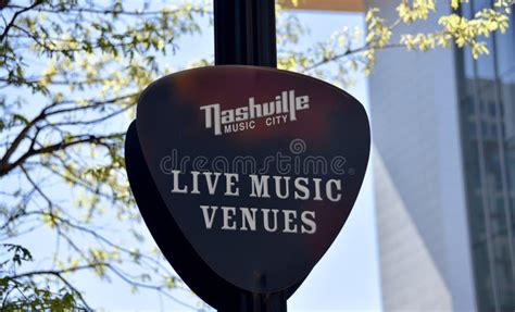 Nashville Tennessee Live Music Venues Editorial Stock Image - Image of ...