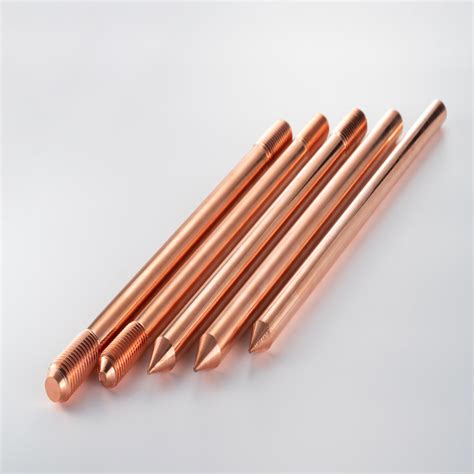 Buy Copper Weld Ground Rod Copper Grounding Wire Rod Threaded Copper