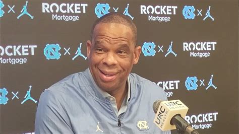 Hubert Davis Press Conference Ahead Of Saturdays Game At Virginia