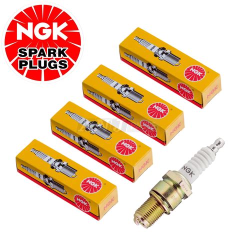 4 x NGK 6799 Spark Plug Set LZKAE7A Citroen C2 C3 C4 Peugeot 206 207 ...