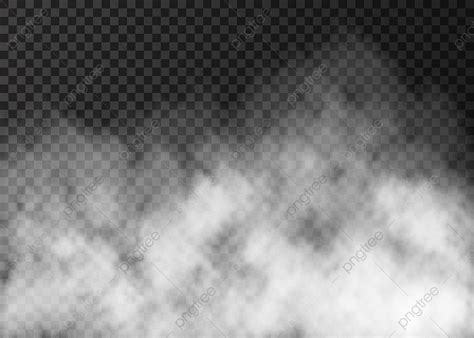 White Smoke Transparent Vector PNG Images, White Smoke Texture Isolated ...