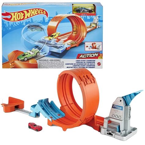 Hot Wheels Tor Wy Cig Przez P Tle Autko Wyskocznia Oficjalne Archiwum Allegro