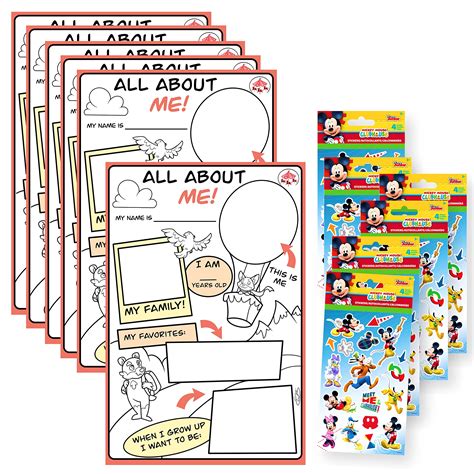 All About Me Poster Printable Templates