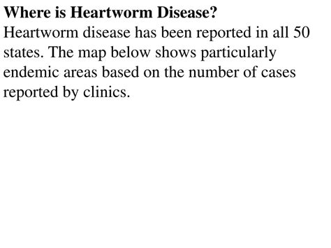 Ppt Where Is Heartworm Disease Powerpoint Presentation Free