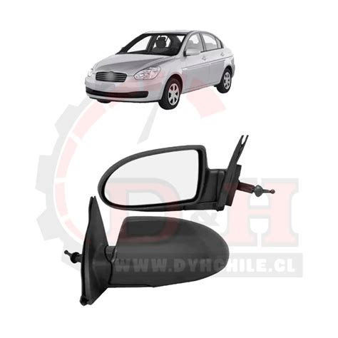 GENERICO Espejo Manual Izquierdo Shm Hyundai New Accent 2006 2011