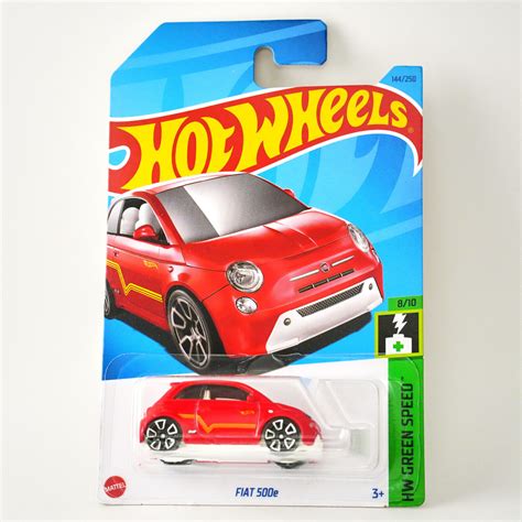 Hot Wheels Fiat 500e Red HW Green Speed 2023 M Case EBay