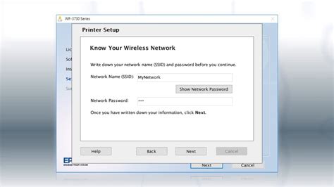 Epson Workforce Wf 3730 Wireless Setup Using The Control Panel Youtube