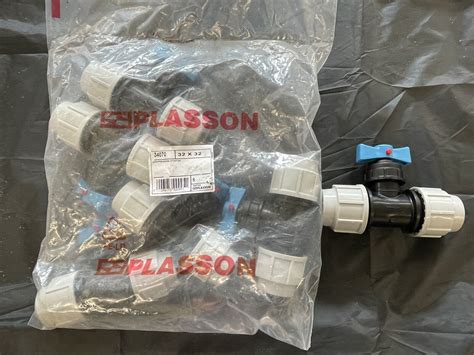 Plasson Mm Compression Stop Tap Pack Of Ebay