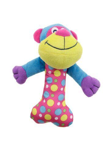 Rainbow Monkey Dog Toy Monte Tuck