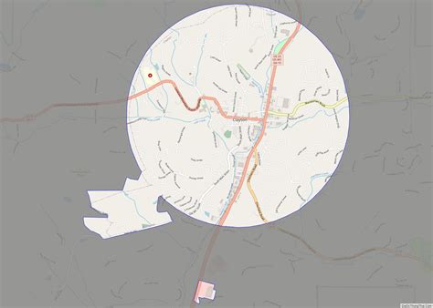 Map of Clayton city, Georgia