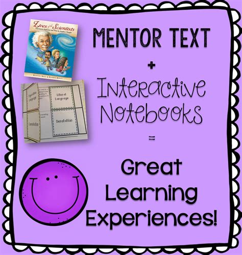 Fifth Grade Freebies Mentor Text Interactive Notebook Pages The