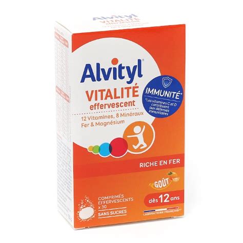 Alvityl Vitalité Comprimés Vitamines Perte Dénergie