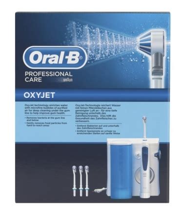 Saubere Zaehne Braun Oral B Professional Care OxyJet MD 20