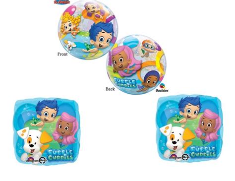 3pc Bubble Guppies Balloon Set Birthday By Sweetcreationsparty