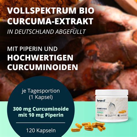 Brandl Curcuma Extrakt Mit Curcumin Curcuminoide Piperin St