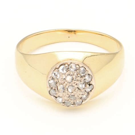 Sans Prix De R Serve Bague Carats Or Jaune Diamant Naturelle