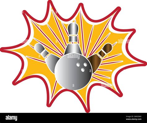 Bowling Logo Vector Symbol Illustration Design Stock Vector Image Art