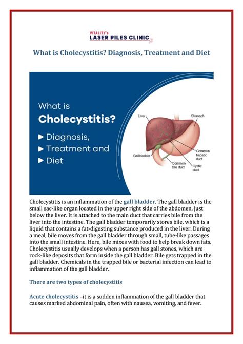 What Is Cholecystitis Diagnosis Treatment And Diet By Laserpiles Issuu