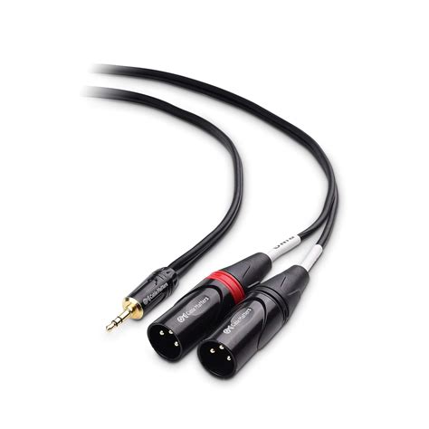 Cable Matters Inch Mm Mini Jack Naar Xlr Stereo Kabel Ft Xlr