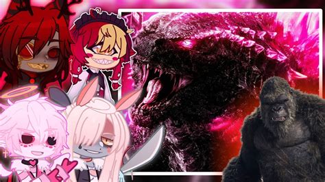 Hazbin Hotel React Godzilla Kaiju Vs Kong Monsterverse React