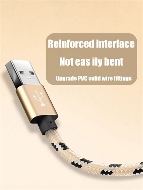 C Ble De Donn Es Interface Usb Vers Type C Mat Riau Tress Motif De