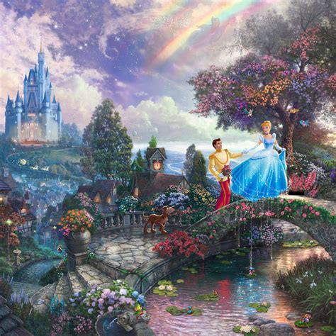 Disney Disney Paintings Thomas Kinkade Art Thomas Kinkade Disney