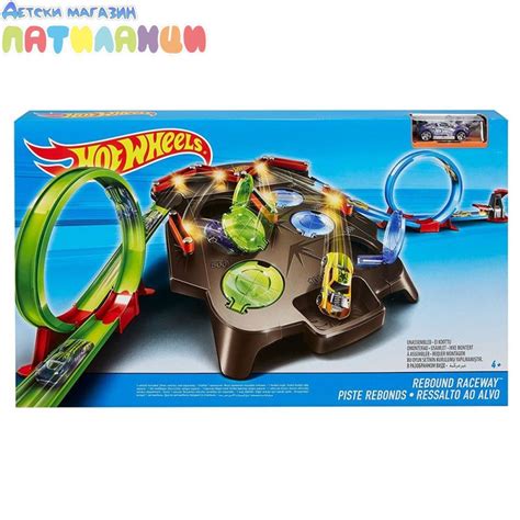 HOT WHEELS Писта лупинг с една количка РИКОШЕТ