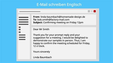 Contoh Email English Form 5 E Mail Schreiben Englisch Anleitung Und