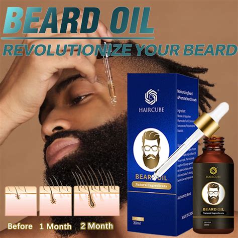 Beard Growth Essential Oil Natural Effective Thicken More Beard