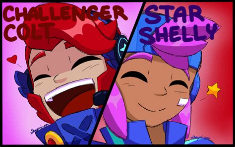 Challenger Colt And Star Shelly Rbrawlstars