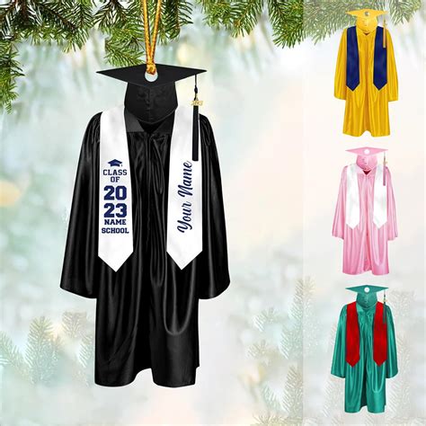 Amazon Nazenti Personalized Graduation Gown Ornaments Custom