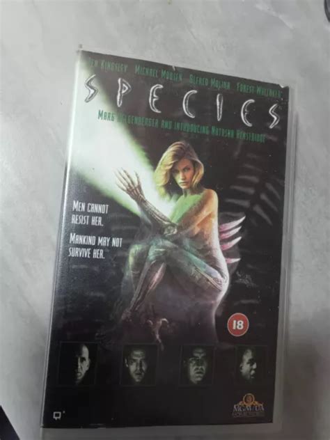 Species Vhs Video Tape Big Box Ex Rental Blockbuster Mgm