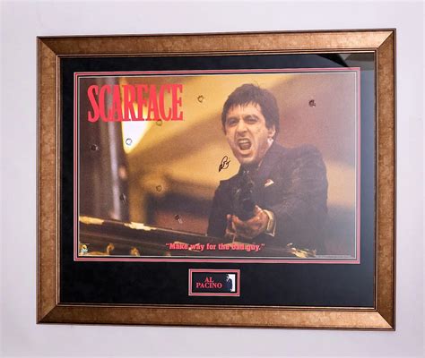 Al Pacino Autographed "Scarface" Poster - YourPremierMemorabilia