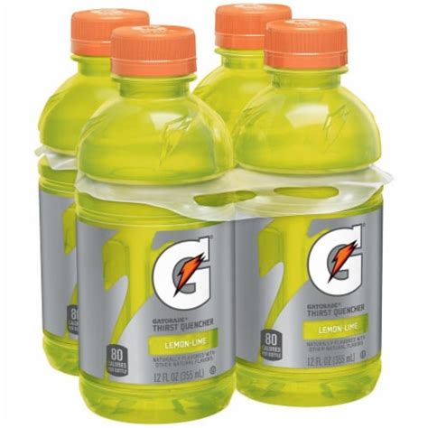 Gatorade Perform Lemon Lime 4 Pack 4 Bottles12 Fl Oz Ralphs