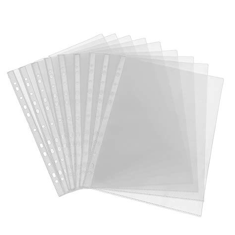 *20PCS A4 Size Multipurpose File 11-Hole Loose Leaf Clear PV_虎窝淘