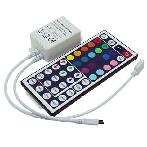 DC12V Input IR 44 Key Remote Control RGB Controller For RGB LED Strip