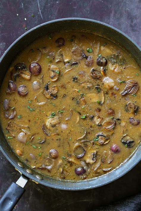 Vegan Mushroom Gravy 1 Pan 30 Minutes Karinokada