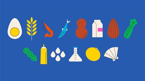 Food intolerance posters and icons on Behance