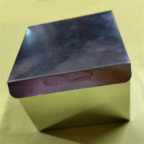 Plain Silver Kraft Paper Cake Box At Rs Piece Paper Cake Box In