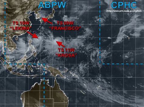 Hurricane tracker satellite map: FOUR ravaging tropical storms swirling ...