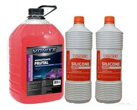 Kit Aromatizante Cheirinho De Carro L Silicones Vonixx