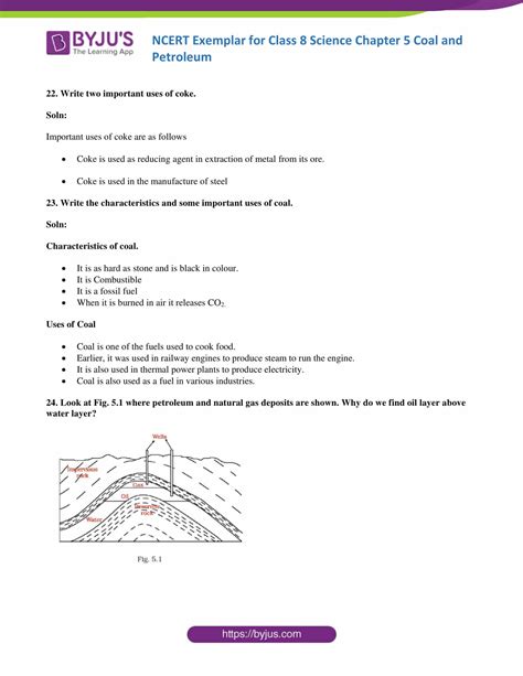 Ncert Exemplar Class Science Solutions Chapter Coal And Petroleum