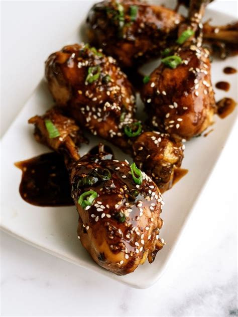 Asian Glazed Chicken Drumsticks Recipe Recipe Drumstick Recipes