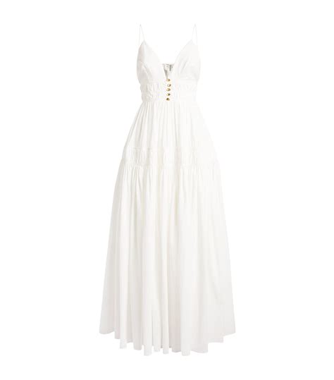 Womens Aje Ivory Tiered Grace Maxi Dress Harrods Uk