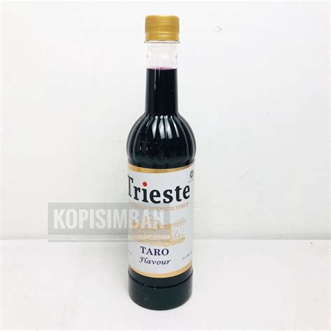 Jual Syrup TRIESTE Rasa TARO 650 Ml Italian Premium Sirup Flavoured