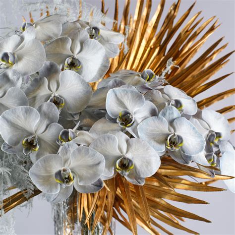 fatima flower arrangement luxury phalaenopsis installation dubai