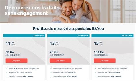 Forfait Mobile Bouygues Telecom Propose Encore De Nouvelles Offres B You