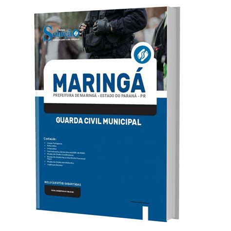 Apostila Prefeitura Maringá PR Guarda Civil Municipal Solução