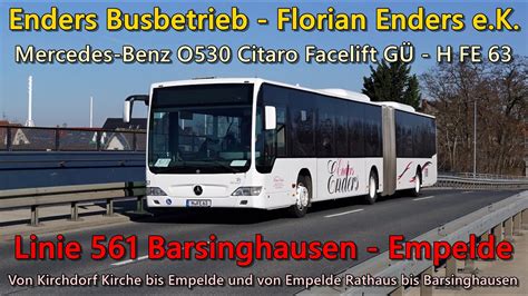 Sound Bus Mercedes Benz O Citaro Facelift G Von Enders Busbetrieb